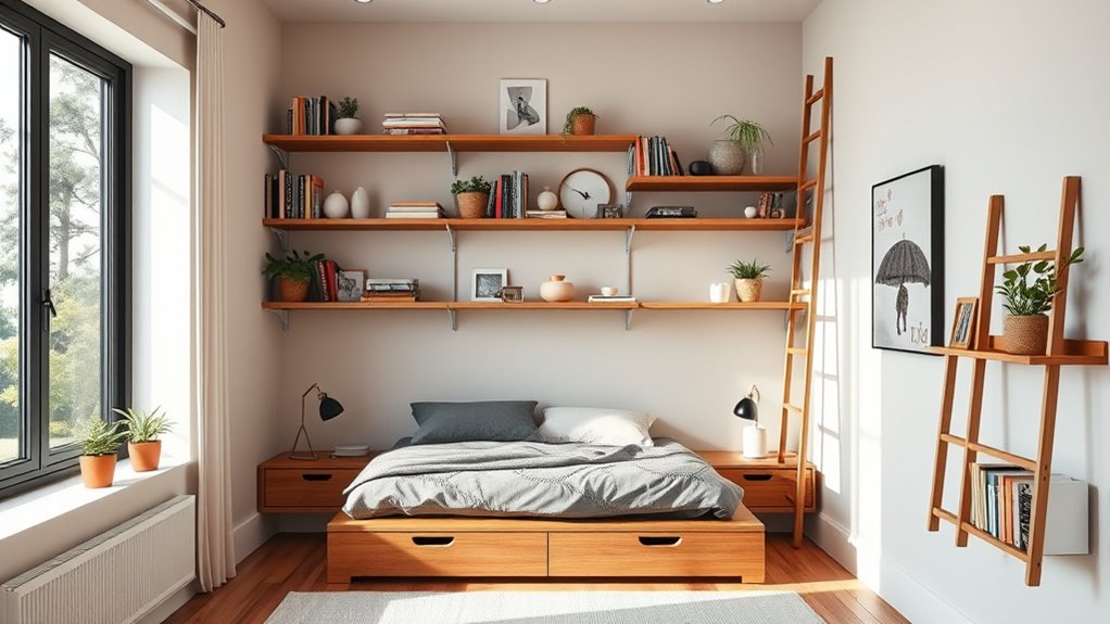 stylish flexible vertical storage