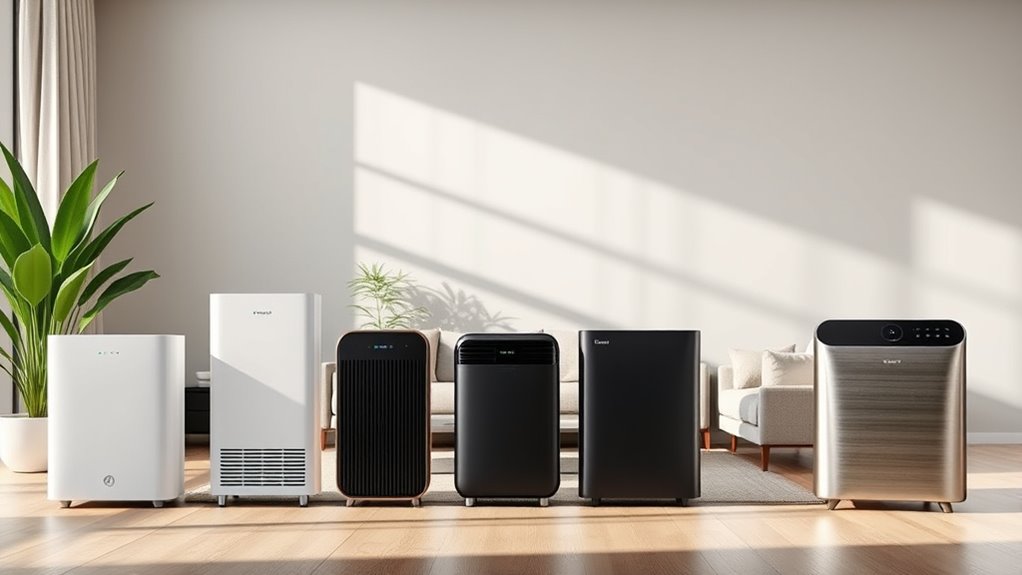 stylish high performance air purifiers