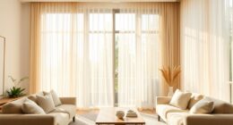 stylish private living room curtains