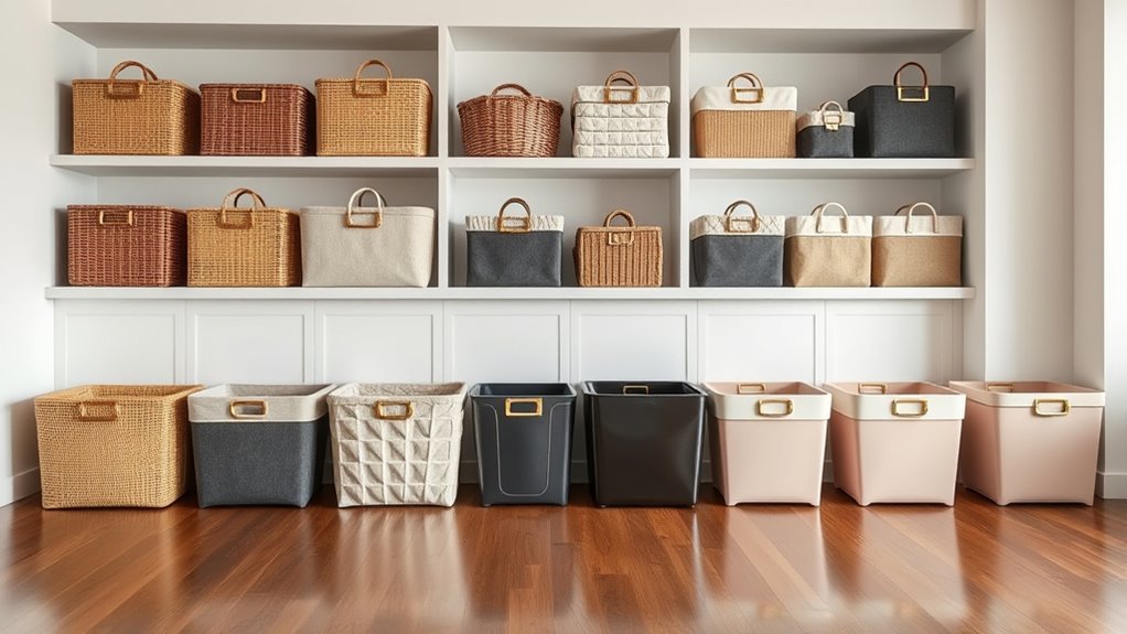 stylish storage baskets list
