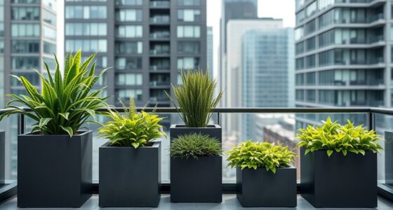 stylish urban plant holders