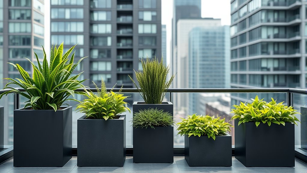 stylish urban plant holders