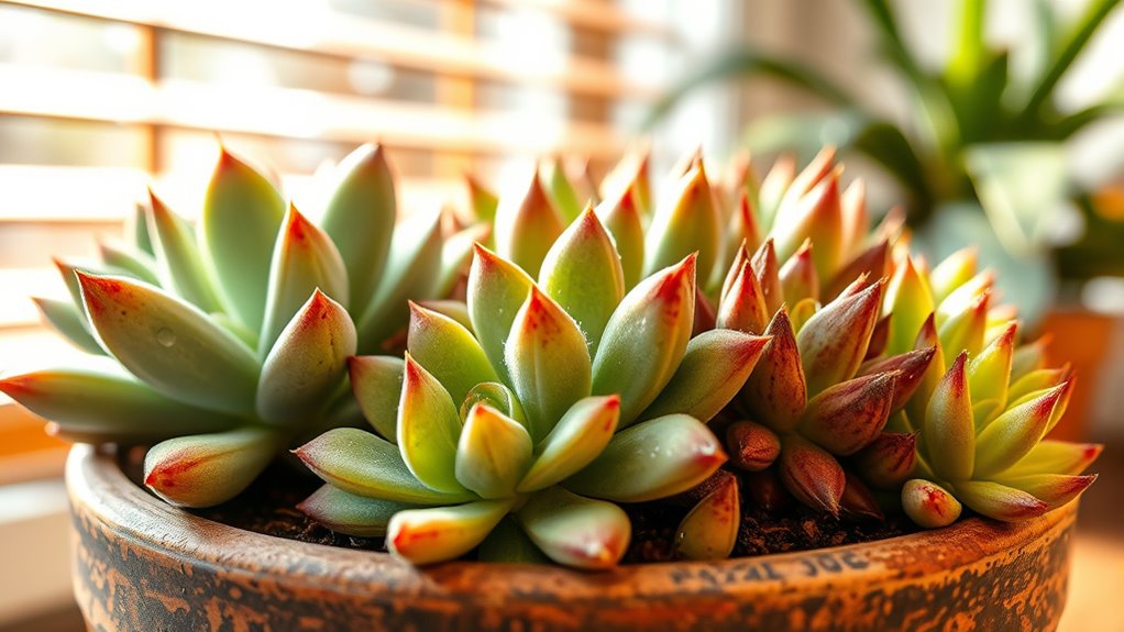 succulent watering lighting soil