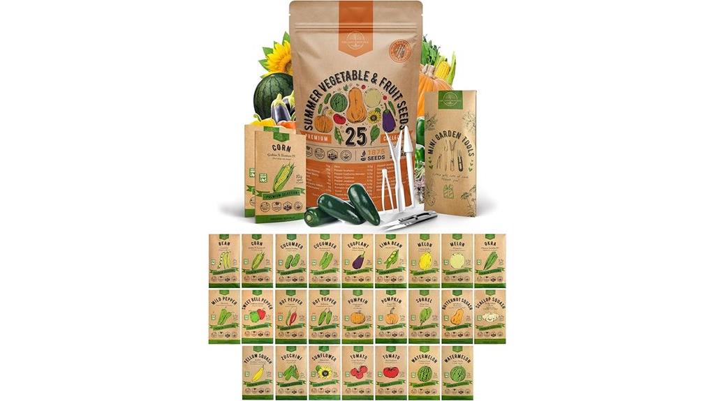 summer vegetable fruit seeds