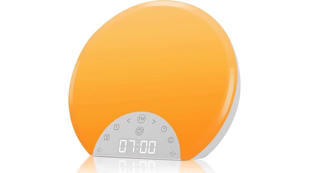 sunrise alarm with fm