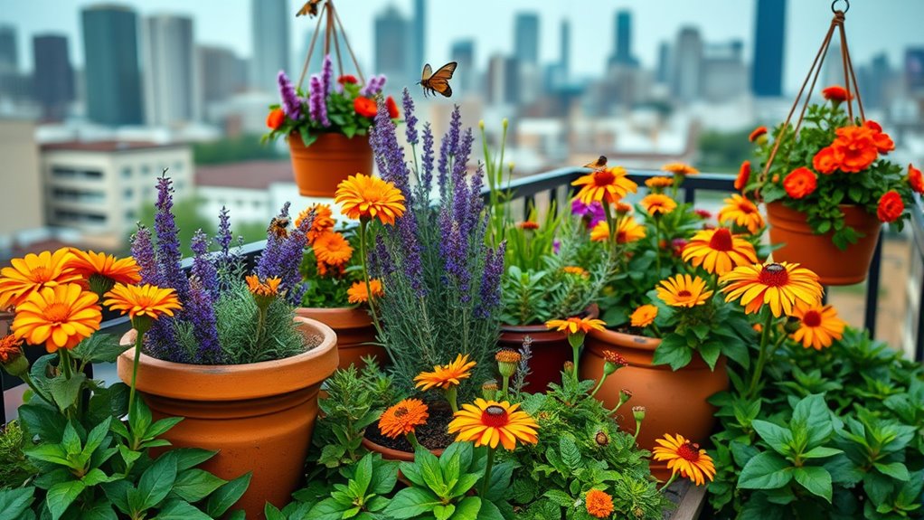 support urban pollinator habitats