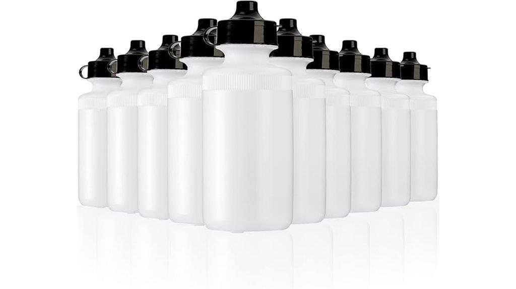 ten bpa free squeeze bottles