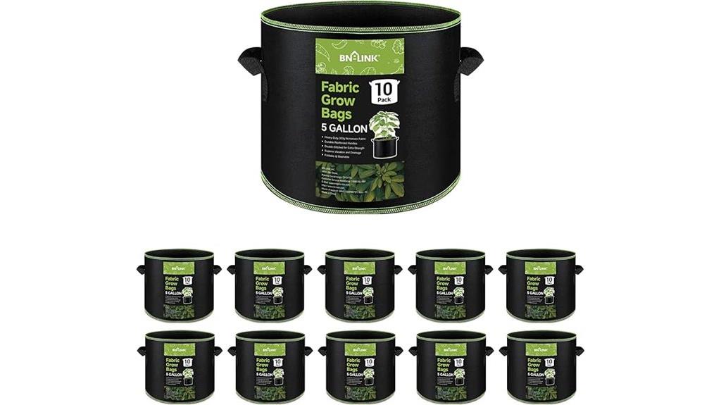 ten grow bags pack