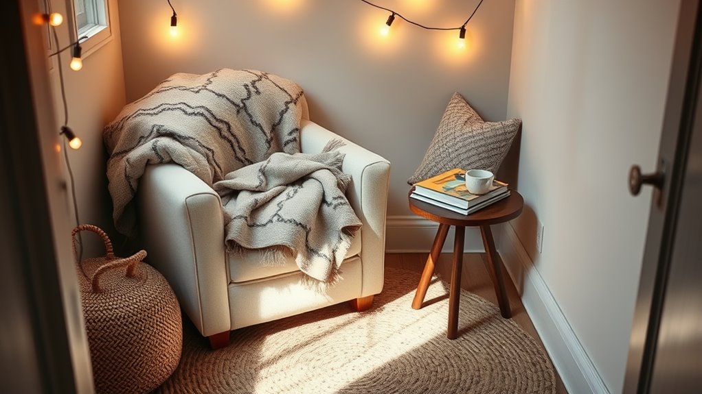 textiles create cozy ambiance