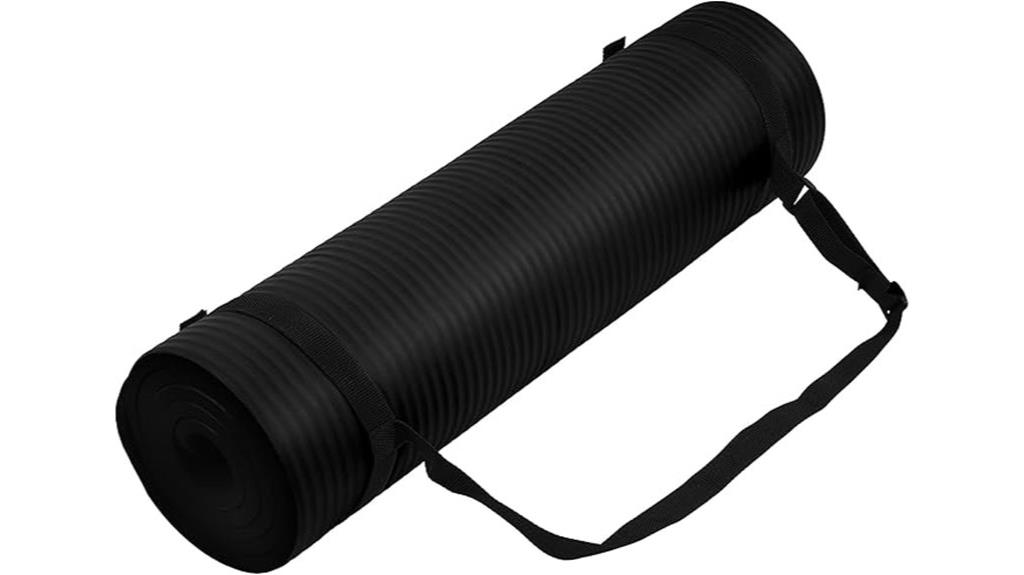 thick 1 2 inch yoga mat