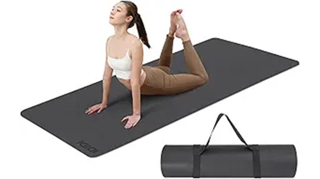 thick non skid yoga mat