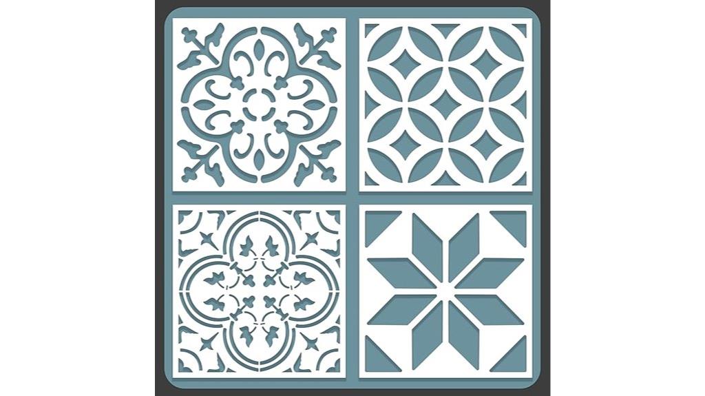 tile stencil set