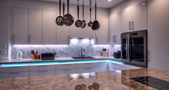 top cabinet light strips