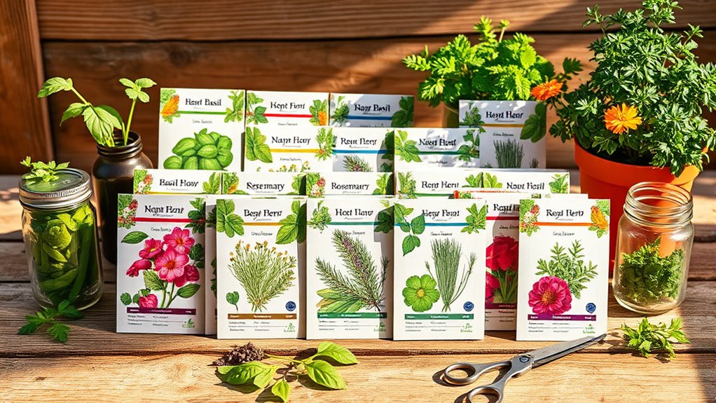 top herb seed variety packs