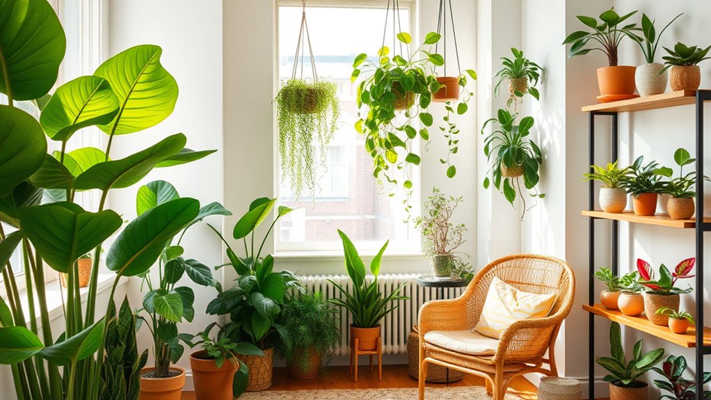 top indoor apartment plants