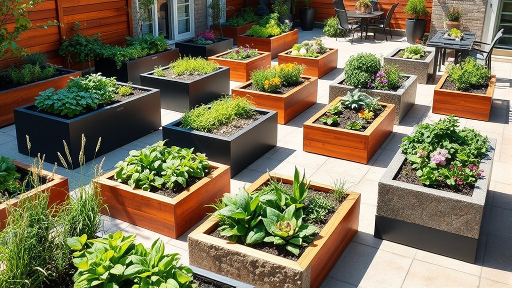 top patio garden beds
