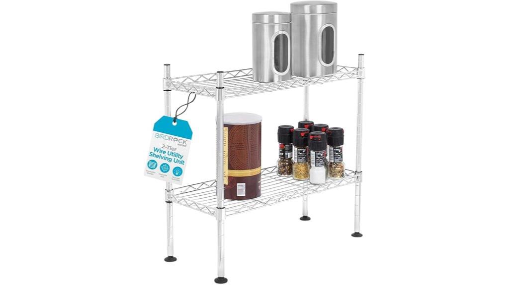 top rated 2 tier shelving