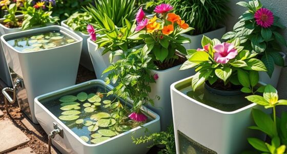 top self watering planters
