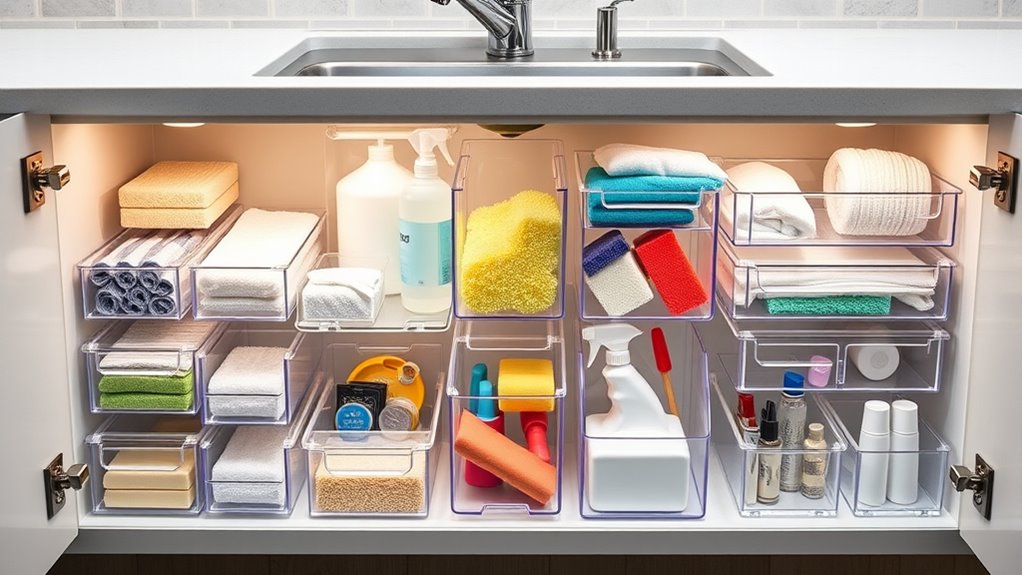 top sink storage solutions