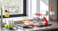 top space saving dish racks