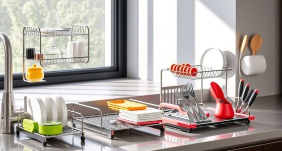 top space saving dish racks