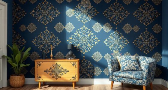 top wall and furniture stencils