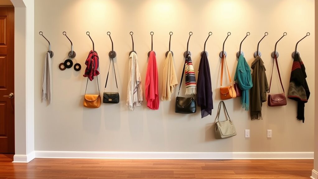 top wall mounted coat racks