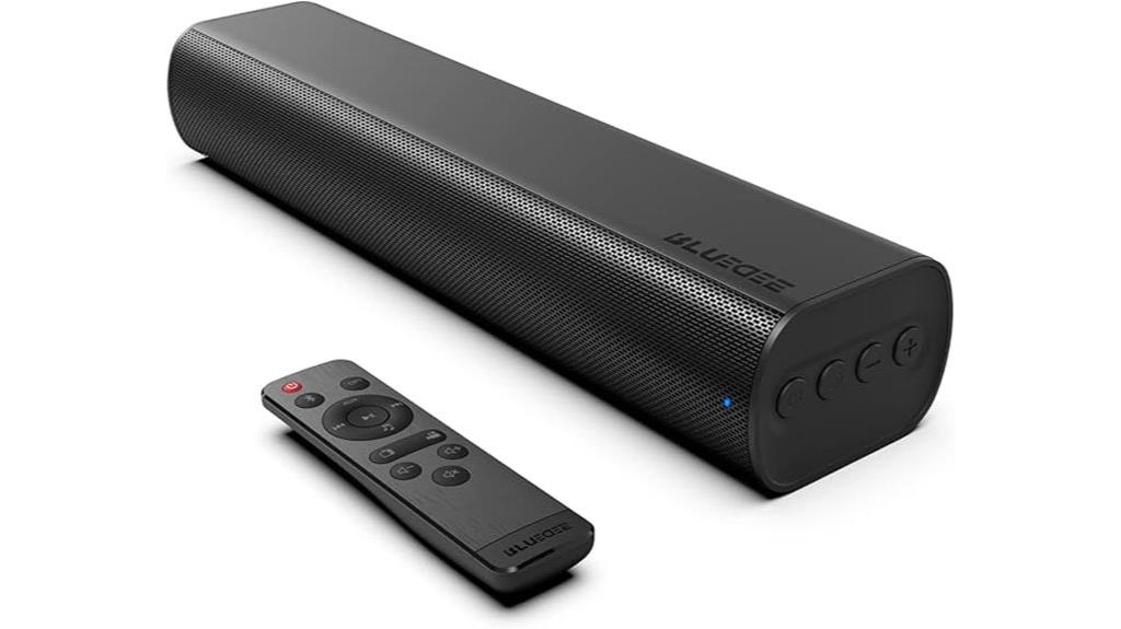 tv sound bar with remote