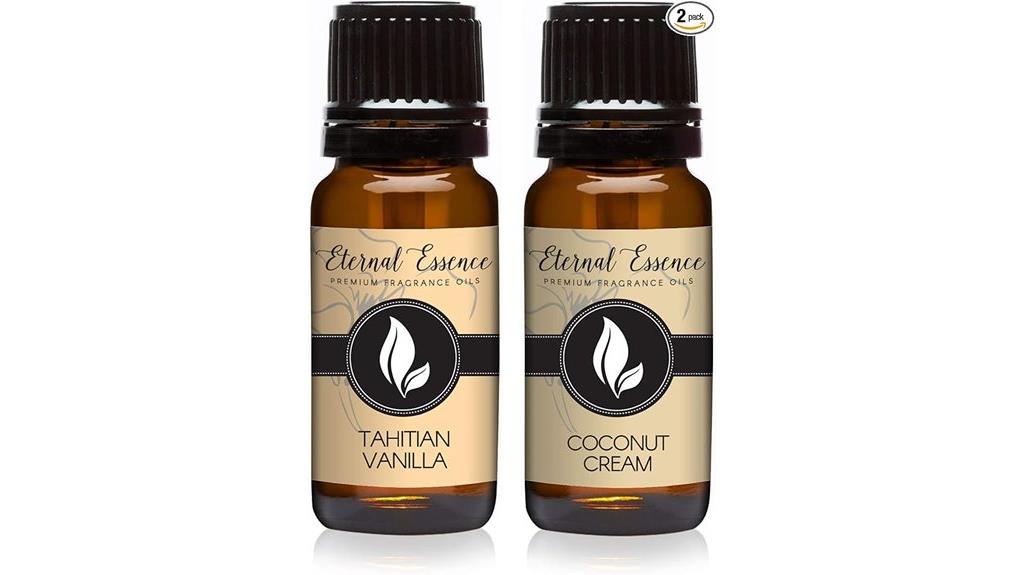 two 10ml fragrance oil sets
