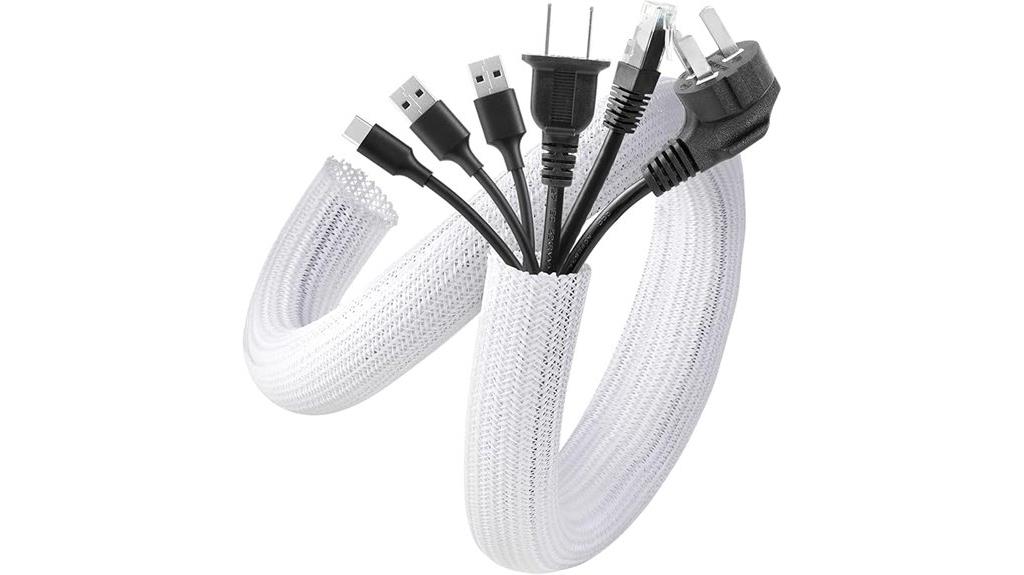 two 5ft cable sleeves