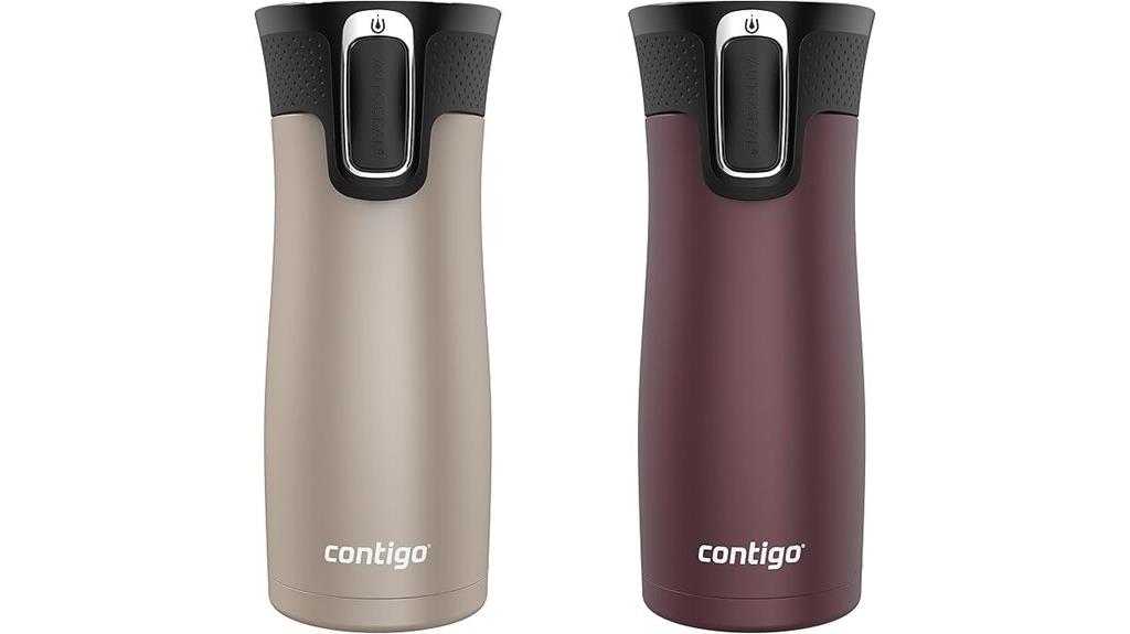 two pack travel mugs