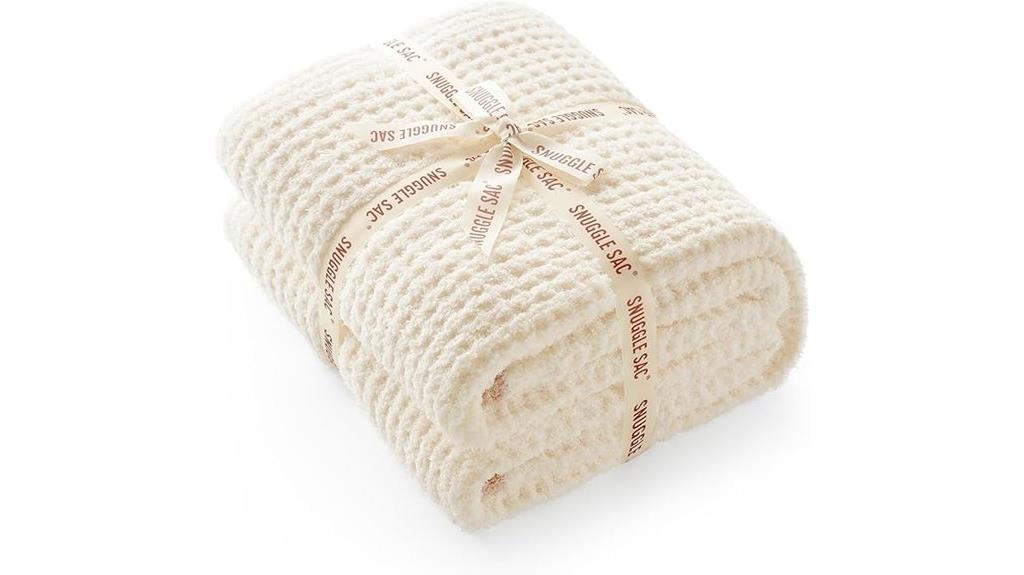 ultra soft waffle blanket