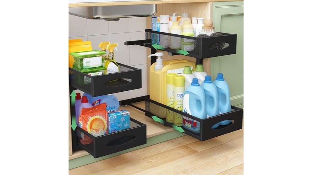 under sink pull out baskets