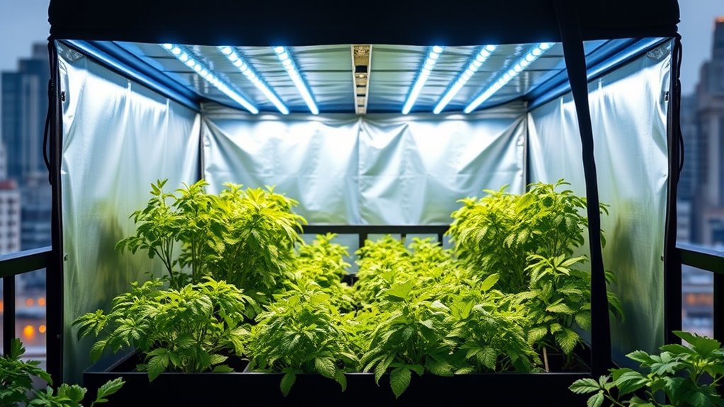 urban gardening grow tents