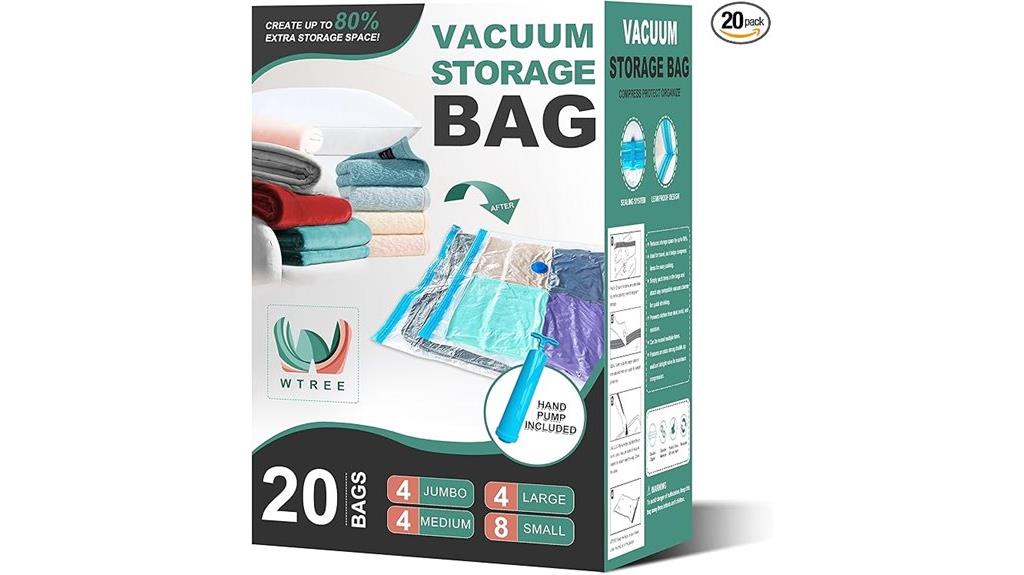 vacuum storage bag pack