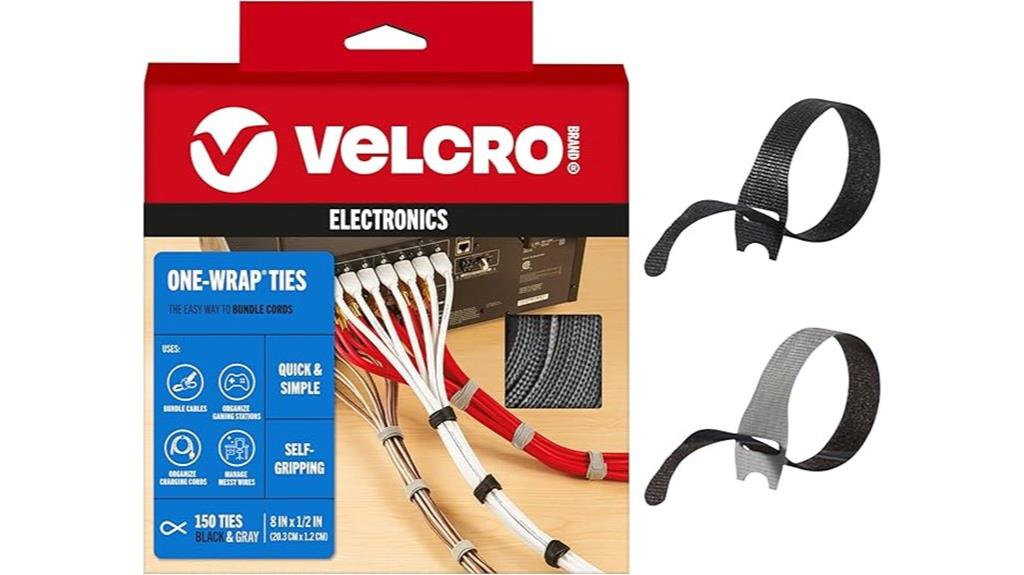 velcro cable ties pack
