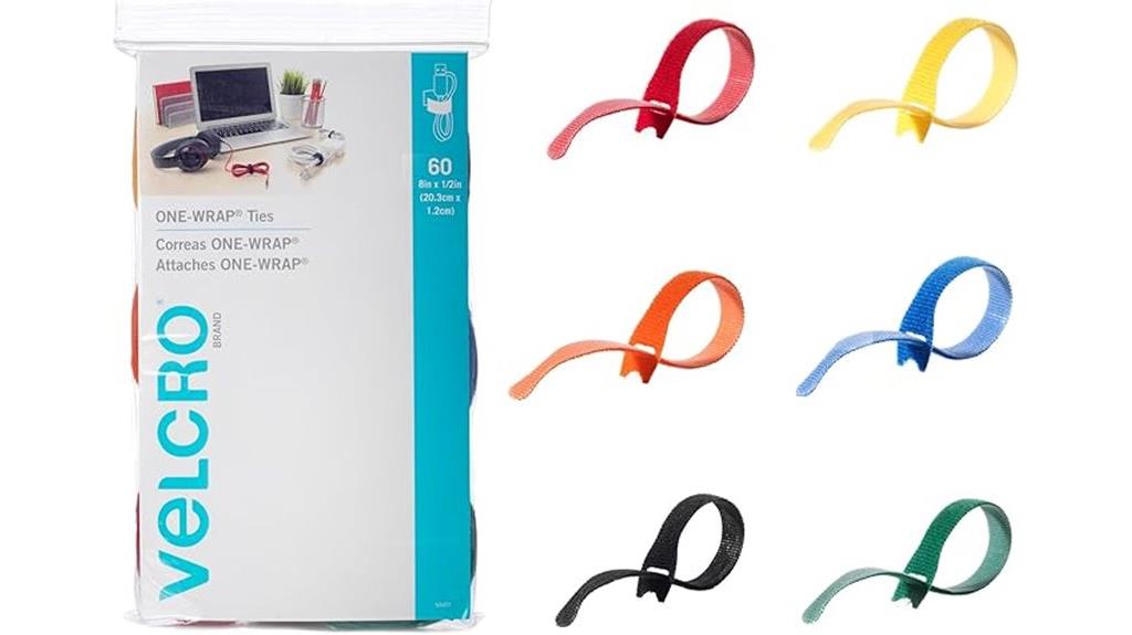 velcro cable ties pack
