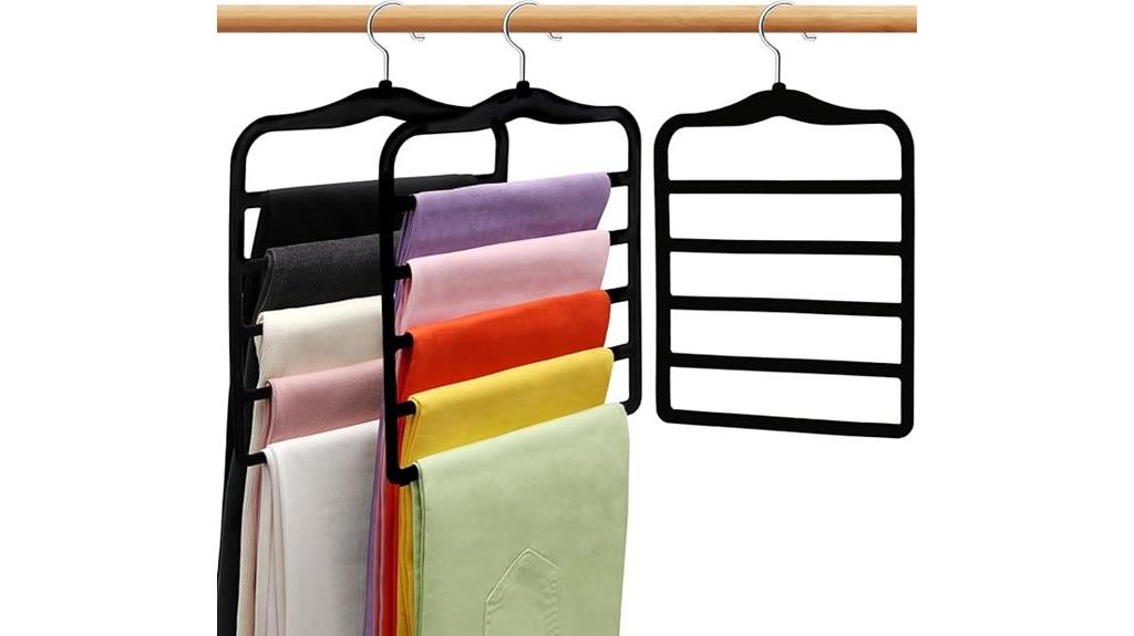 velvet pants hangers 3 pack