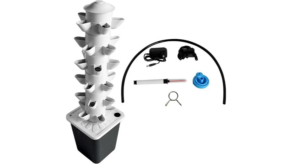 vertical hydroponic gardening system