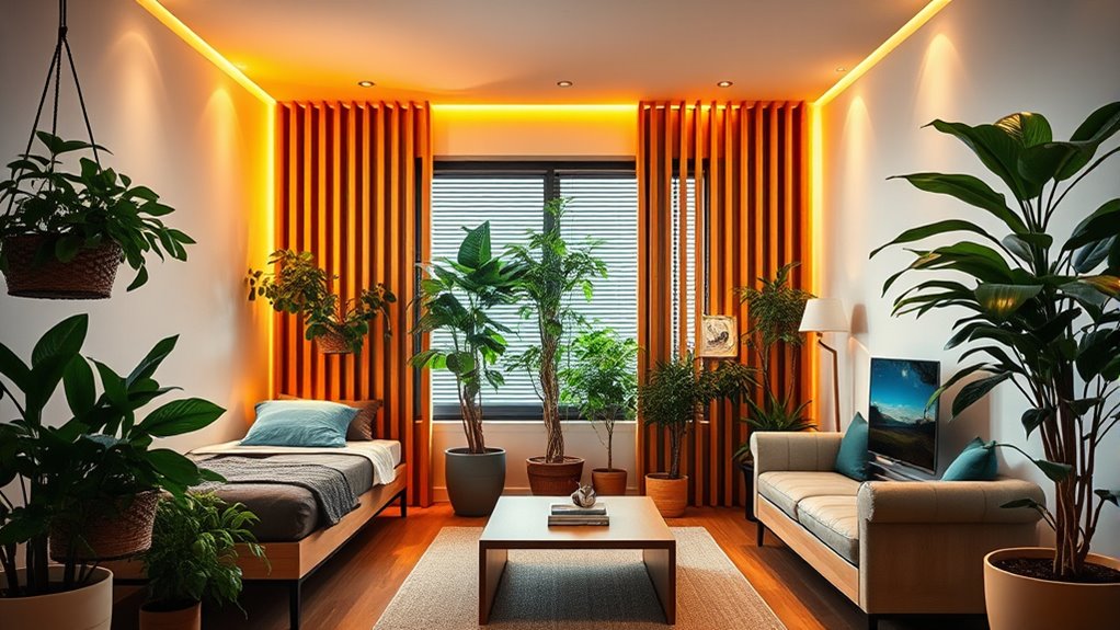vertical plant space dividers