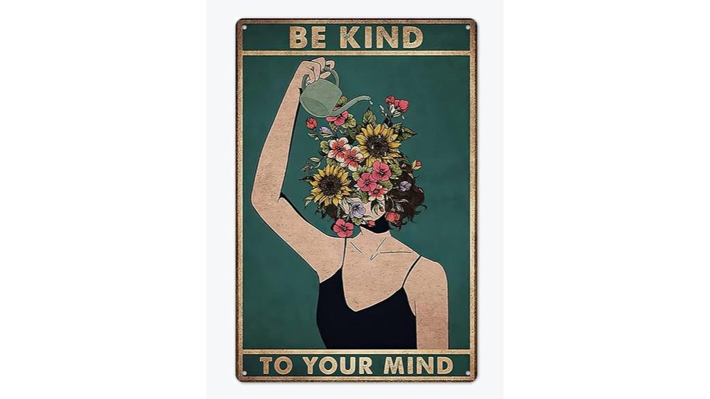 vintage tin wall art