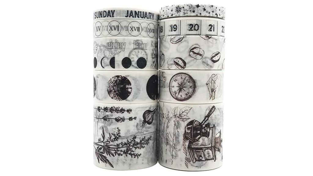 vintage washi tape set