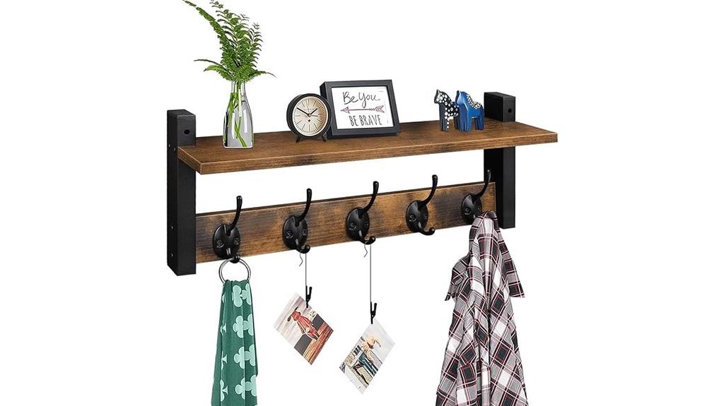 wall mounted coat rack