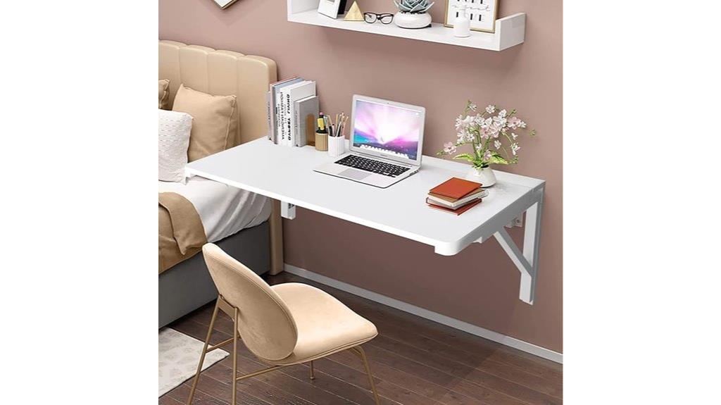 wall mounted folding table