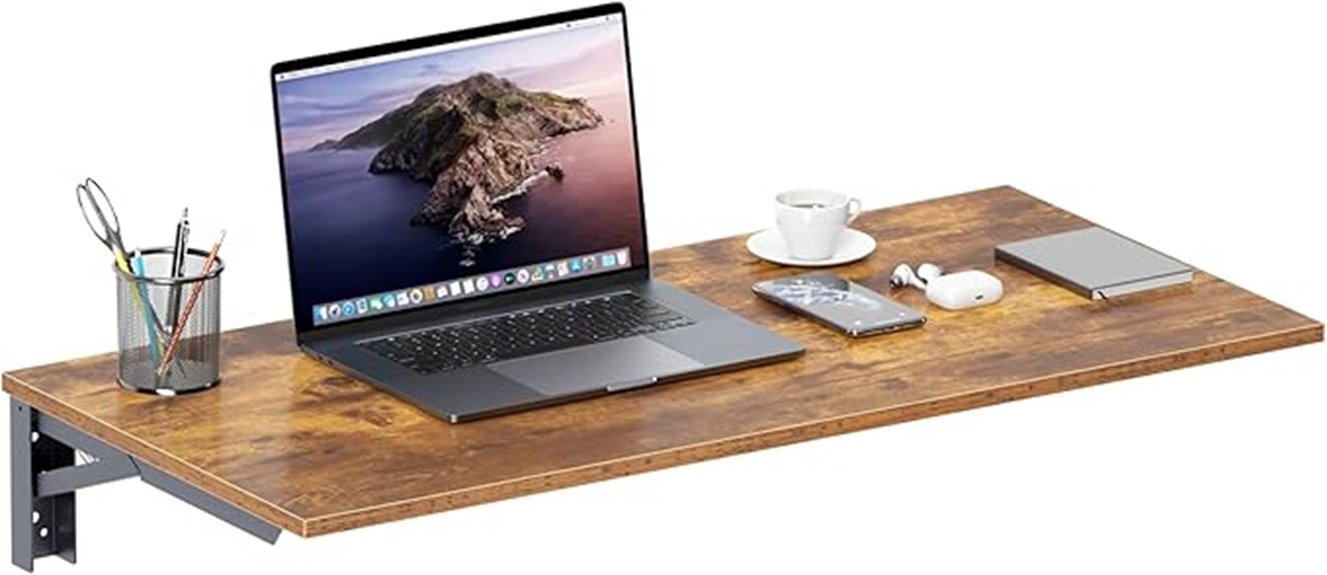 wall mounted folding work table