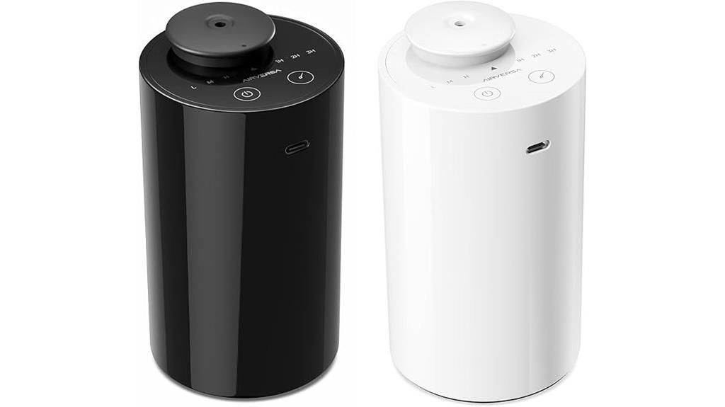 waterless diffuser with adjustable mist