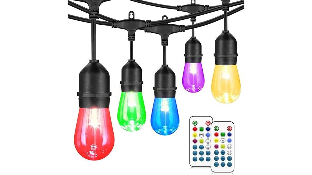 waterproof outdoor string lights