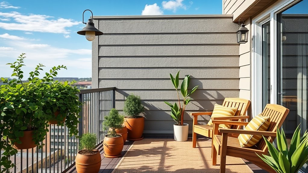 weatherproof balcony materials selection