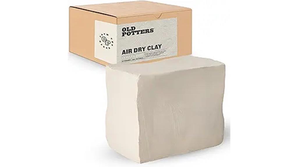 white 10 lbs air dry clay
