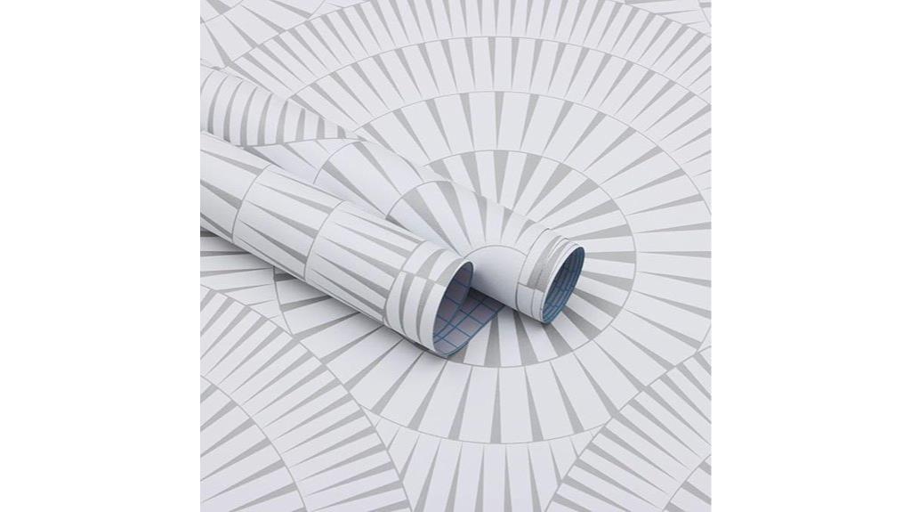 white circle wallpaper peel